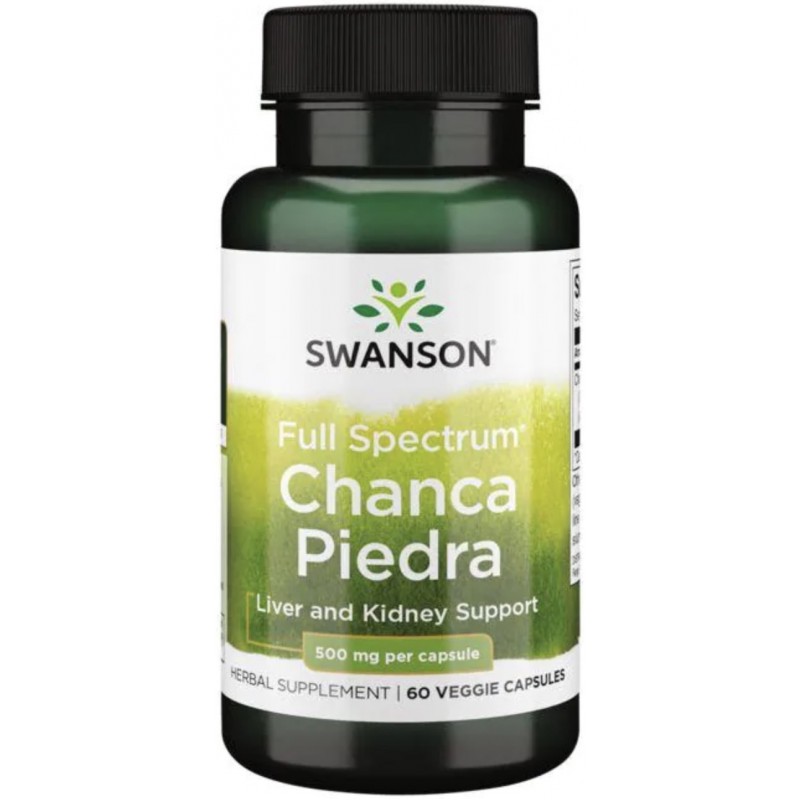 Swanson Chanca Piedra (Phyllanthus Niruri) 500 mg 60 vege kapslit